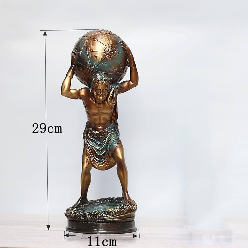 Amazon.co.jp: デスクトップの装飾品ギリシャ神話フィギュアアトラス